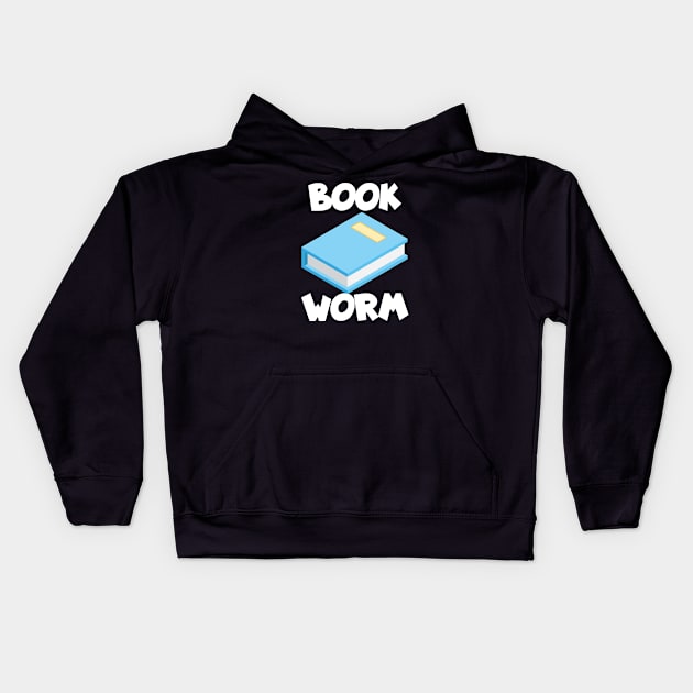 Bookworm Kids Hoodie by maxcode